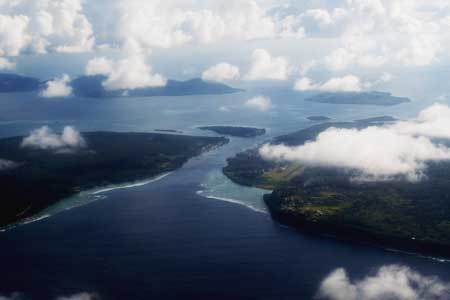 Bougainville von oben