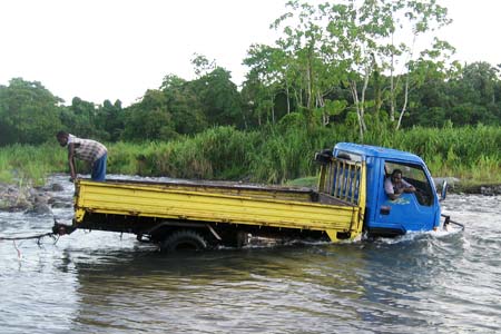 Stuck in River