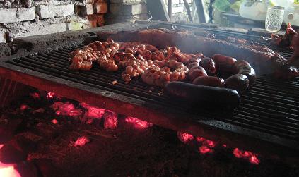 parrilla con los porteños